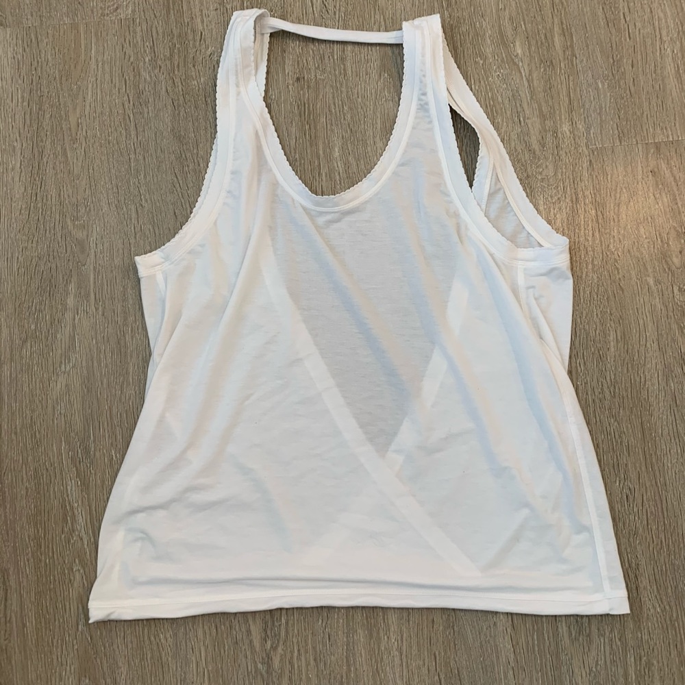 Lululemon white Tied To It tank